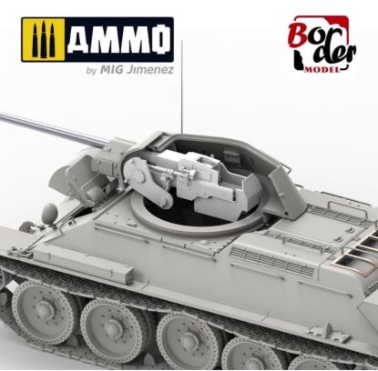 Picture of BORDER MODEL BT009  T-34 screened (type 1) &T-3476 Wooden box limited edition