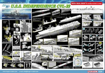 Picture of U.S.S. INDEPENDENCE CVL-22 (SMART KIT)
