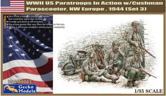 Picture of US Paratroops in action w/M53(set3)