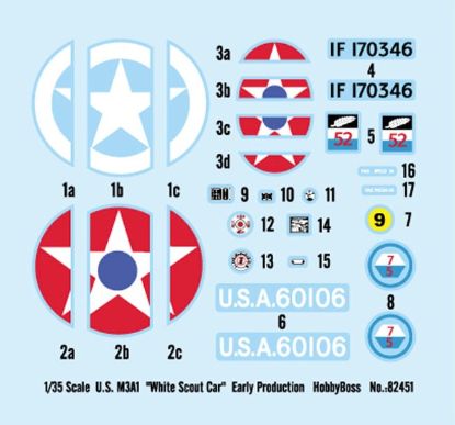 Picture of U.S. M3A1 " White Scout Car " Early Production 