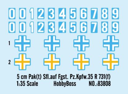 Picture of 5 cm Pak(t) Sfl.auf Fgst. Pz.Kpfw.35 R 731(f)