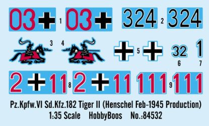 Picture of Pz.Kpfw.VI Sd.Kfz.182 Tiger II (Henschel Feb-1945 Production)