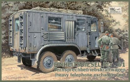 Picture of EINHEITS  DIESEL Kfz.61 Fernsprechbetriebskraftwagen (heavy telephone exchange van)