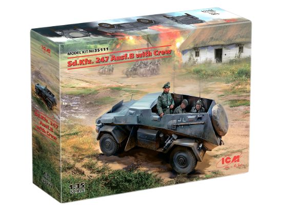 Picture of Sd.Kfz. 247 Ausf.B with Crew