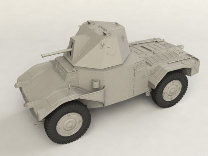 Picture of Panzerspähwagen P 204 (f) with CDM turret, WWII Germany Armoured Vehicle