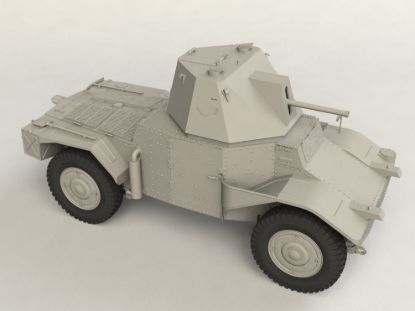 Picture of Panzerspähwagen P 204 (f) with CDM turret, WWII Germany Armoured Vehicle