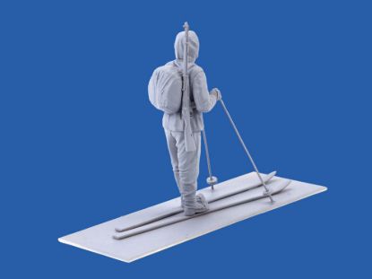 Picture of Finnish Riflemen (Winter 1940) (4 figures - 3 rifleman, 1 reindeer)  