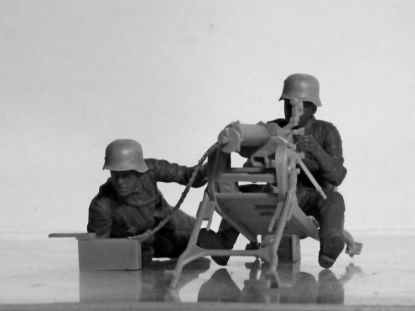 Picture of WWII Germany MG08 MG Team (2 figures)