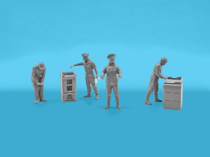 Picture of US Field Stove M1937 with cooks