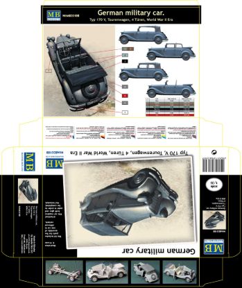 Picture of Germany military car, Type 170 V, Tourenwagen, 4 Türen, 1937-1940 