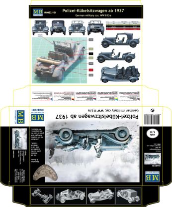 Picture of Polizei-Kuebelsitzwagen ab 1937, Germany military car, WW II era 