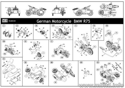 Picture of Germany Motorcycle, WWII era 
