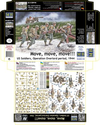 Picture of Move, move, move!!! US Soldiers, Operation Overlord period, 1944