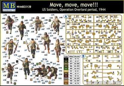 Picture of Move, move, move!!! US Soldiers, Operation Overlord period, 1944