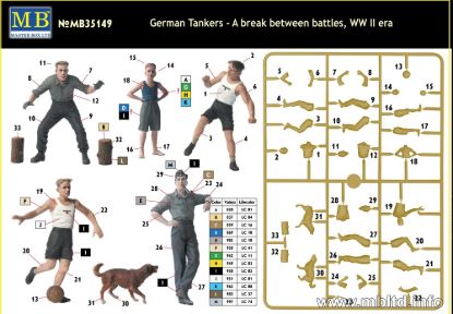 Picture of Germany Tankers - A break between battles, WW II era 