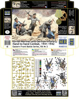 Picture of Soviet Marines and Germany Infantry, Hand-to-hand Combat, 1941-1942. Eastern Front Battle Series, Kit No.2 