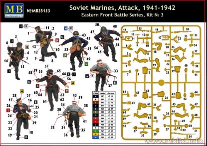 Picture of Soviet Marines, Attack, 1941-1942. Eastern Front Battle Series, Kit No.3 