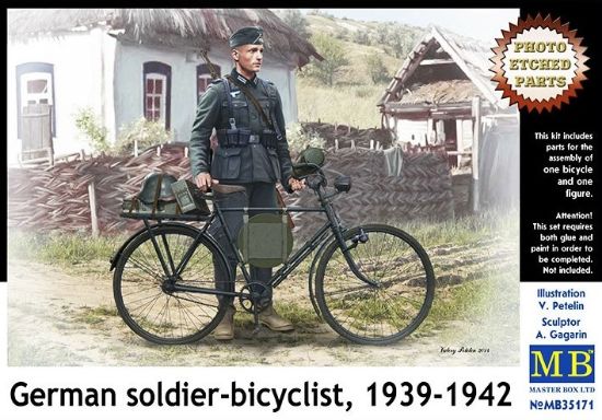Picture of Germany soldier-bicyclist, 1939-1942 
