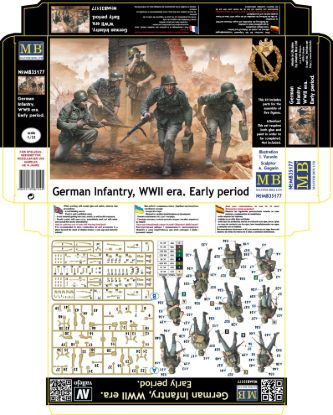 Picture of Germany Infantry, WWII era. Early period 