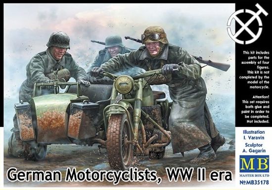 Picture of Germany Motorcyclists, WWII era 