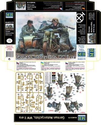 Picture of Germany Motorcyclists, WWII era 