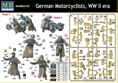 Picture of Germany Motorcyclists, WWII era 