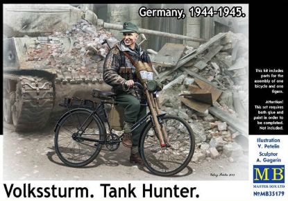 Picture of Volkssturm. Tank Hunter. Germany, 1944-1945  