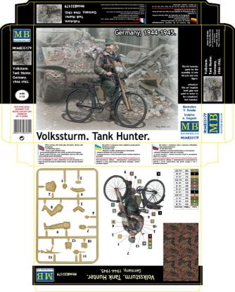 Picture of Volkssturm. Tank Hunter. Germany, 1944-1945  