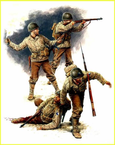 Picture of U.S. Infantry, July 1944 