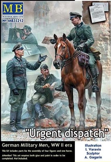 Picture of Urgent Dispatch. Germany Military Men, WW II era 