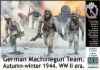 Picture of Germany Machinegun Team. Autumn-winter 1944. WW II era 