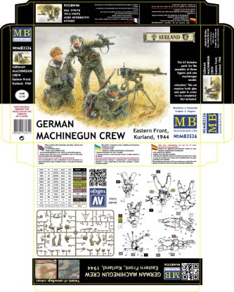 Picture of Germany machinegun crew, Eastern front, Kurland, 1944 