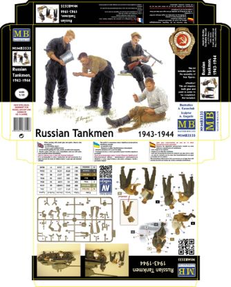 Picture of Russian tankmen, 1943-1944 