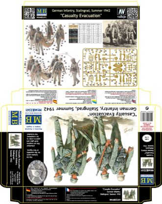 Picture of Casualty Evacuation, Germany Infantry, Stalingrad, Summer 1942 