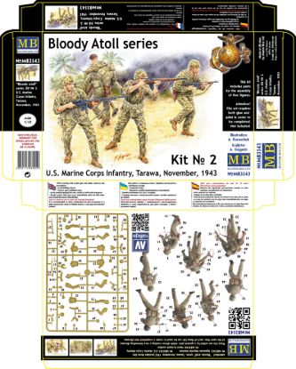 Picture of Bloody Atoll series. Kit No 2, U.S. Marine Corps Infantry, Tarawa, November 1943 