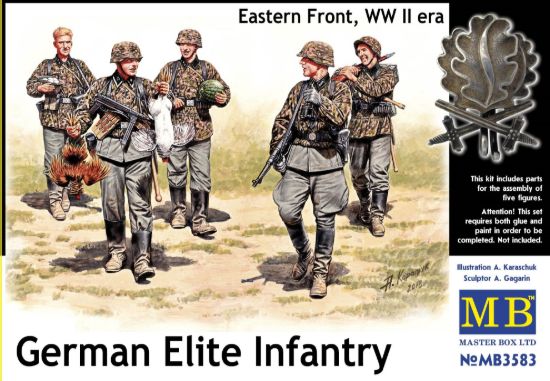 Picture of Germany Elite Infantry, Eastern Front, WW II era 