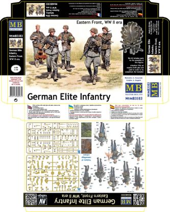 Picture of Germany Elite Infantry, Eastern Front, WW II era 