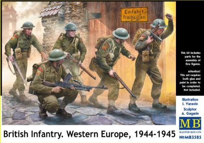 Picture of British Infantry. Western Europe. 1944-1945 
