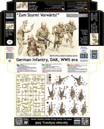 Picture of Germany Infantry, DAK, WWII, North Africa desert battles series, Kit N 3 