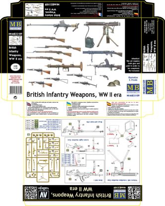 Picture of British Infantry Weapons, WW II era 