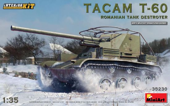 Picture of Tacam T-60 Romanian Tank Destroyer. Interior Kit