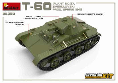 Picture of T-60 (Plant №.37) Prod.Spring 1942. Interior Kit
