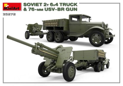 Picture of Soviet 2 t 6x4 Truck with 76 mm USV-BR Gun