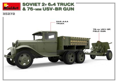 Picture of Soviet 2 t 6x4 Truck with 76 mm USV-BR Gun