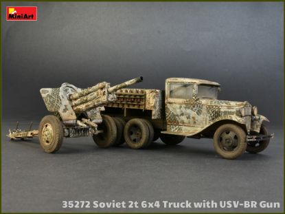 Picture of Soviet 2 t 6x4 Truck with 76 mm USV-BR Gun
