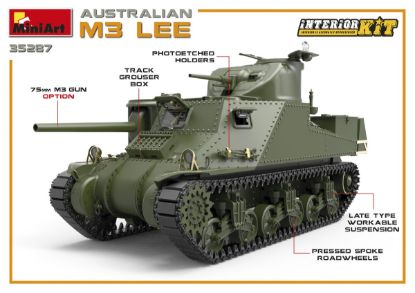 Picture of Australian M3 Lee. Interior Kit