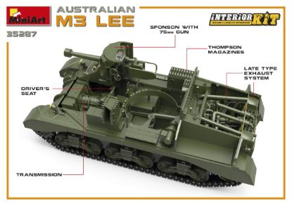 Picture of Australian M3 Lee. Interior Kit