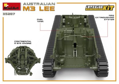 Picture of Australian M3 Lee. Interior Kit