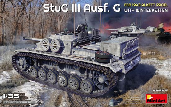 Picture of StuG III Ausf. G  Feb 1943 Alkett Prod. with Winterketten