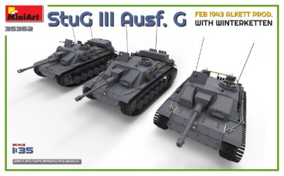 Picture of StuG III Ausf. G  Feb 1943 Alkett Prod. with Winterketten